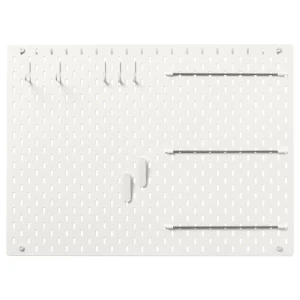 Второе фото. Комбинированная перфорированная доска - SKÅDIS / SKАDIS IKEA/ СКОДИС ИКЕА, 76х56 см, белый