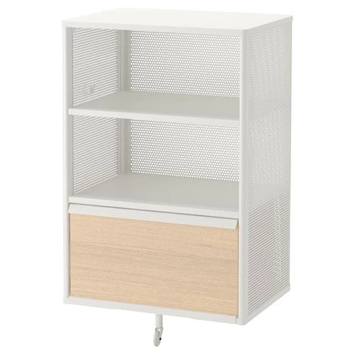 Офисный шкаф - BEKANT IKEA/ БЕКАНТ ИКЕА, 61x101 см, белый/под беленый ...