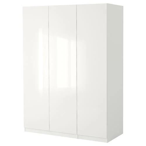 Гардероб - IKEA PAX/FARDAL/ПАКС/ФАРДАЛЬ ИКЕА, 150x60x201 см, белый (изображение №2)