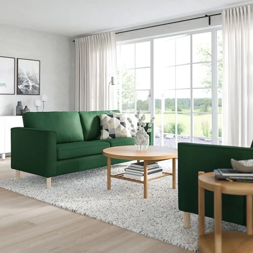 3-местный диван - IKEA PÄRUP/PARUP, 80x206см, зеленый, ПАРУП ИКЕА (изображение №2)