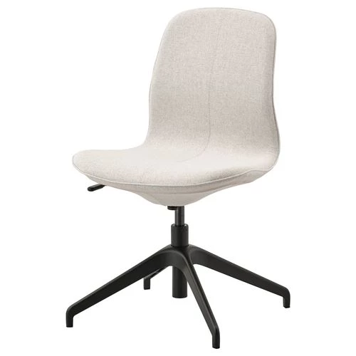 Офисный стул - IKEA LÅNGFJÄLL/LANGFJALL, 67x67x92см, белый, ЛОНГФЬЕЛЛЬ ИКЕА (изображение №1)