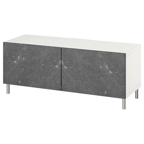 Тумба под ТВ - IKEA BESTÅ/BESTA, 120x42x48 см, серый, Бесто ИКЕА