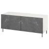 Тумба под ТВ - IKEA BESTÅ/BESTA, 120x42x48 см, серый, Бесто ИКЕА