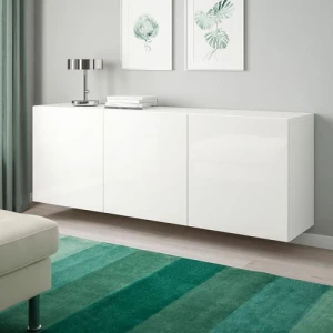 Навесной шкаф - IKEA BESTÅ/BESTA, 180x42x64 см, белый, БЕСТО ИКЕА
