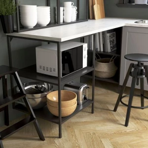Стеллаж - IKEA ENHET, 60х60х75 см, антрацит, ЭНХЕТ ИКЕА