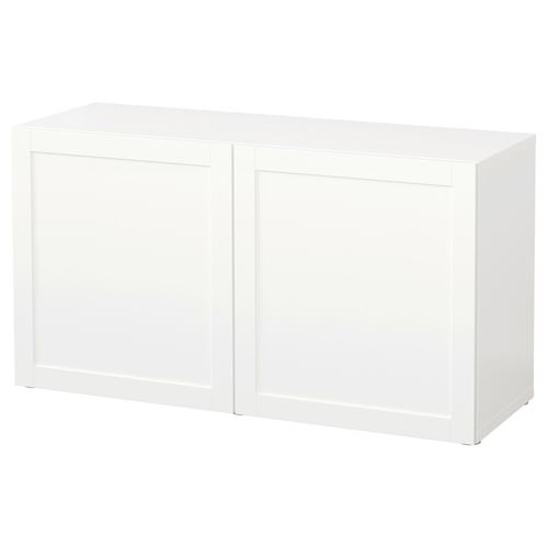 Шкаф - IKEA BESTÅ/BESTA, 120x40x64 см, белый, Бесто ИКЕА