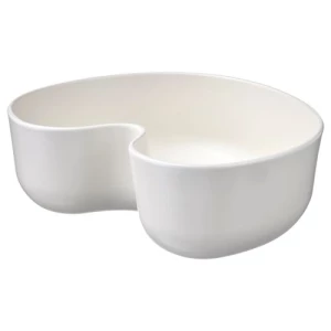Сервировочная миска - IKEA OMSESIDIG/ÖMSESIDIG, 28х24 см, белый ИКЕА