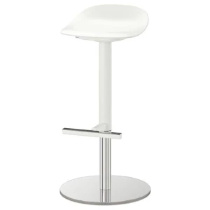 Барный стул - IKEA ИКЕА JANINGE,  36х38х84 см, белый