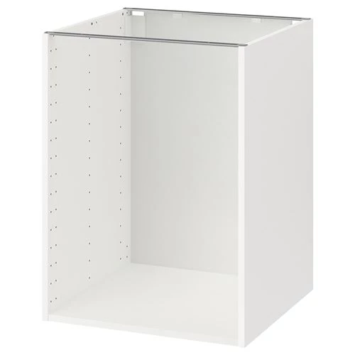 Каркас напольного шкафа - IKEA METOD, 60x60x80 см, белый МЕТОД ИКЕА (изображение №1)