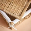Корзина для белья - IKEA TOLKNING, 50x43x19 см, коричневый, ИКЕА (изображение №4)