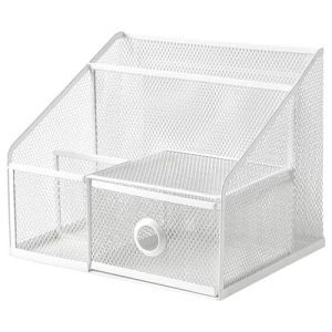 Настольный органайзер - IKEA DRÖNJÖNS/DRONJONS, 25x20 см, белый, ДРЁНЙОНС ИКЕА