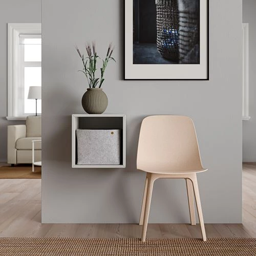 Настенный стеллаж - IKEA EKET, 35x35x35 см, светло-серый, ЭКЕТ ИКЕА (изображение №2)