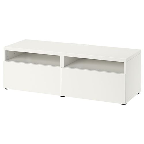 Тумба под ТВ - IKEA BESTÅ/BESTA, 120x42x39 см, белый, Бесто ИКЕА