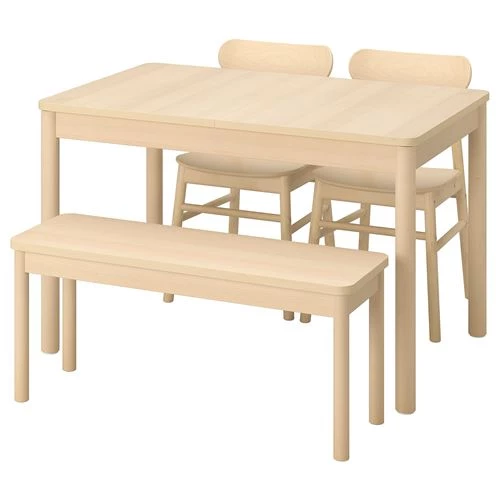 Обеденный набор - RÖNNINGE /RÖNNINGE  IKEA/  РЁННИНГЕ  ИКЕА,  75х78 см, под беленый дуб (изображение №1)