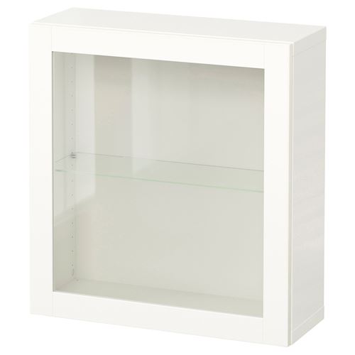 Навесной шкаф - IKEA BESTÅ/BESTA, 60x22x64 см, белый, БЕСТО ИКЕА