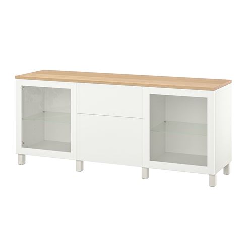 Комбинация для хранения - IKEA BESTÅ/BESTA/БЕСТА/БЕСТОИКЕА, 180x42x76 см, белый