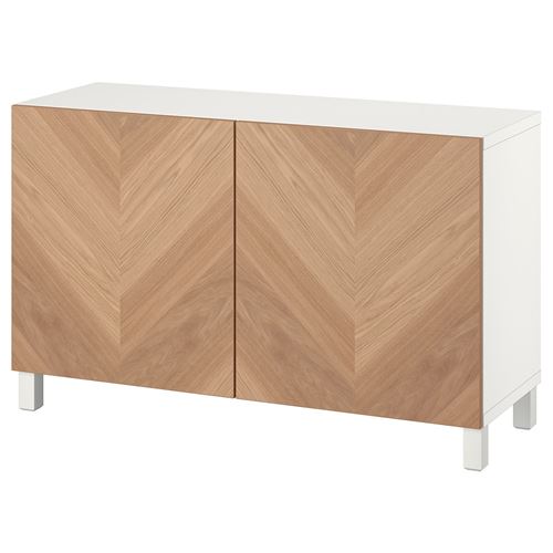 Комбинация для хранения - IKEA BESTÅ/BESTA/Беста/Бесто ИКЕА, 120x42x74 см, коричневый,