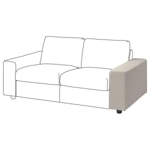 Подлокотник для дивана - IKEA VIMLE, 93х48х22 см, бежевый, ВИМЛЕ ИКЕА