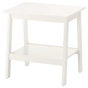 Столик придиванный - IKEA LUNNARP/ЛУНАРП ИКЕА, 55х55х45 см, белый