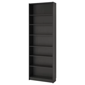 Открытый книжный шкаф - BILLY IKEA/БИЛЛИ ИКЕА, 28х80х237 см, чёрный