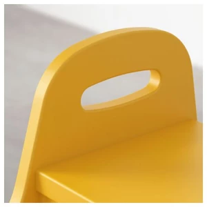 Табурет детский - IKEA TROGEN, 33х40 см, желтый, ТРУГЕН ИКЕА
