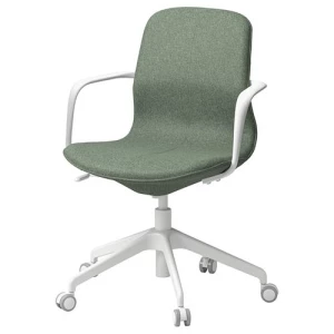 Офисный стул - IKEA LÅNGFJÄLL/LANGFJALL, 68x68x92см, зеленый, ЛОНГФЬЕЛЛЬ ИКЕА