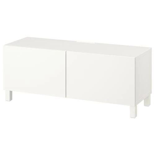 Тумба под ТВ - IKEA BESTÅ/BESTA, 120x42x48 см, белый, Бесто ИКЕА (изображение №1)