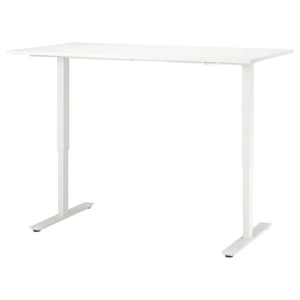 Стол регулируемый по высоте - IKEA TROTTEN, белый, 160х80х72-122 см, ТРОТТЕН ИКЕА