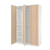 Платяной шкаф - IKEA PAX/FORSAND, 150x60x236 см, белый/под беленый дуб ПАКС/ФОРСАНД ИКЕА