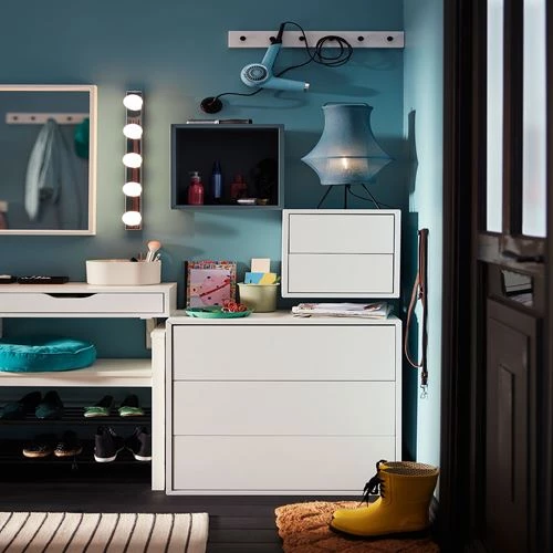 Стеллаж настенный - IKEA EKET, 35x35x35 см, белый, ЭКЕТ ИКЕА (изображение №2)