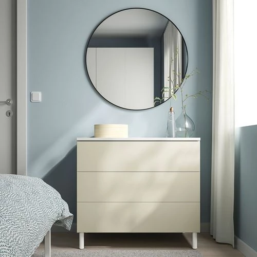 Комод - IKEA PLATSA/SKATVAL/ПЛАТСА/СКАТВАЛ ИКЕА, 73х57х80 см, белый (изображение №3)