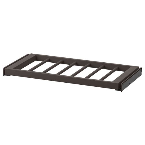 Выдвижная вешалка для брюк - IKEA KOMPLEMENT, 75x35 см, темно-серый КОМПЛИМЕНТ ИКЕА
