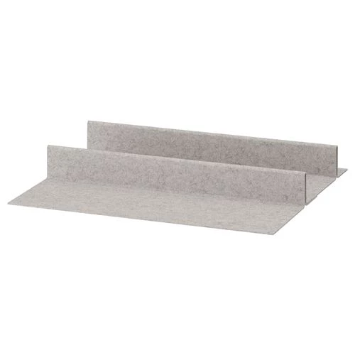 Вставка для обуви для выдвижного подноса  - IKEA KOMPLEMENT, 75x58 см, серый КОМПЛИМЕНТ ИКЕА (изображение №1)