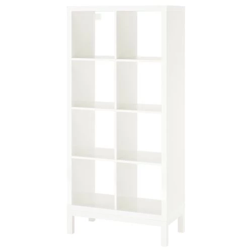 Стеллаж 8 ячеек - IKEA KALLAX, 164х77 см, белый, КАЛЛАКС ИКЕА (изображение №1)
