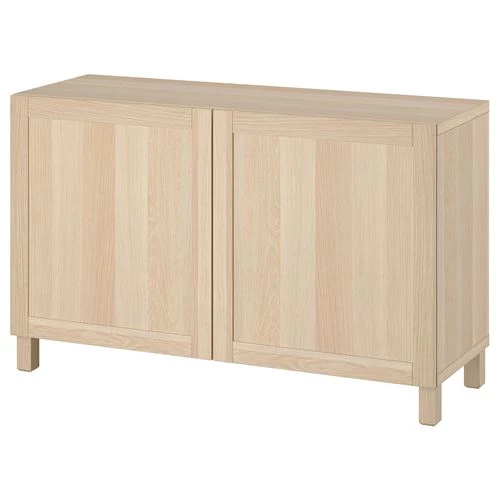 Комбинация для хранения - IKEA BESTÅ/BESTA, 120x42x74 см, коричневый, Беста/Бесто ИКЕА (изображение №1)