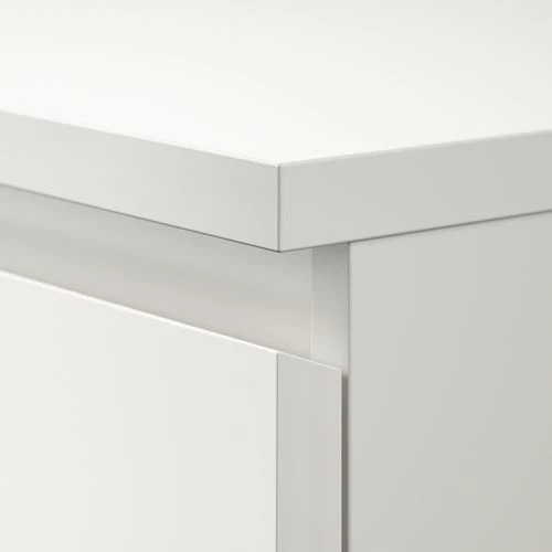 Комод с 3 ящиками - IKEA MALM, 80x78х48 см, белый МАЛЬМ ИКЕА (изображение №5)