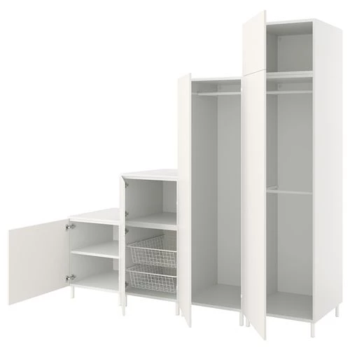 Платяной шкафPLATSA/FONNES/IKEA/ ПЛАТСА/ФОННЕС ИКЕА,240x57x231, белый (изображение №1)