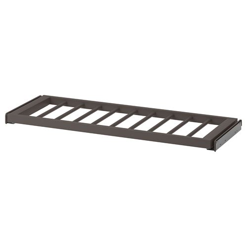 Выдвижная вешалка для брюк - IKEA KOMPLEMENT, 100x35 см, темно-серый КОМПЛИМЕНТ ИКЕА
