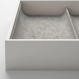 Вставка с 4 отделениями - IKEA KOMPLEMENT, 25x53x5 см, серый КОМПЛИМЕНТ ИКЕА