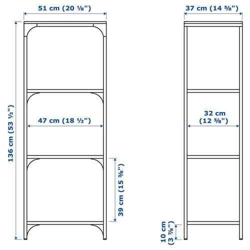 Комбинация: стол, кресло и шкаф - IKEA FJÄLLBO/FJALLBO/KULLABERG/GULLHULT, 100х36 см, 100х136х36 см, сосна/черный, ФЬЕЛЛЬБО/КУЛЛАБЕРГ/ГУЛЛЬХУЛЬТ ИКЕА (изображение №7)