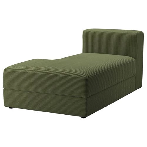 Кресло-кровать - IKEA  JÄTTEBO/JATTEBO/ЙЕТТЕБО/ЯТТЕБО ИКЕА, 71х95х160 см, темно-зеленый (изображение №1)