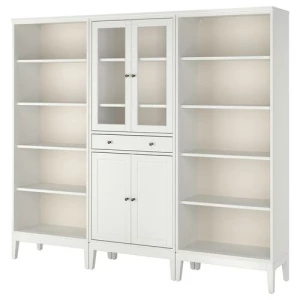 Книжный шкаф - IDANÄS IKEA / ИДАНАС ИКЕА, 39х244х211 см, белый