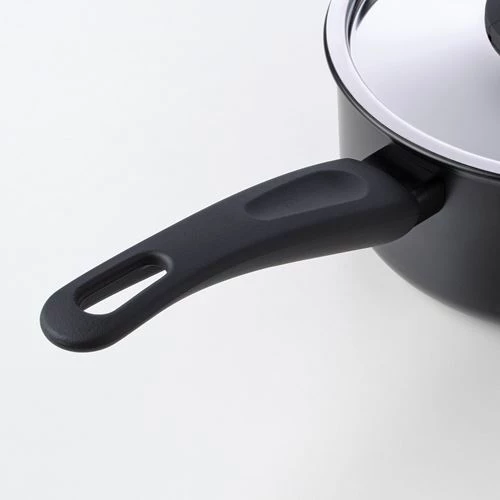 Ковш с крышкой - IKEA HEMLAGAD, 2 л, черный ХЕМЛАГАД ИКЕА (изображение №3)