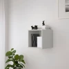 Настенный стеллаж - IKEA EKET, 35x35x35 см, светло-серый, ЭКЕТ ИКЕА (изображение №3)