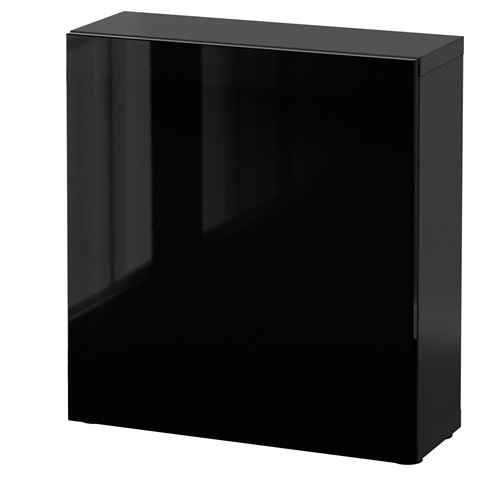 Шкаф - IKEA BESTÅ/BESTA/ Бесто ИКЕА, 60x22x64  см, черный