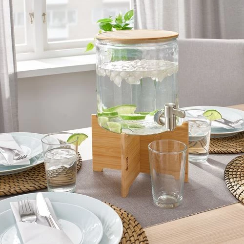 Кувшин с краном - IKEA 365+, 4 л, бамбук/стекло ИКЕА 365+ (изображение №6)