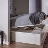 Кровать с подъемным механизмом - IKEA MALM, 160x200 см, белая МАЛЬМ ИКЕА (изображение №5)