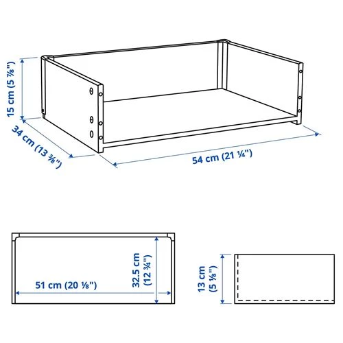 Выдвижная рама - IKEA BESTÅ/BESTA, 60x15x40 см, коричневый, Беста/Бесто ИКЕА (изображение №2)