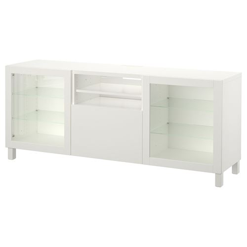 Тумба под ТВ - IKEA BESTÅ/BESTA, 180x42x74 см, белый, Бесто ИКЕА