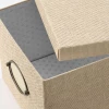 Органайзер с крышкой - IKEA KVARNVIK, 25x35x20 см, коричневый, КВАРНВИК ИКЕА (изображение №5)